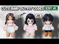 How to become a cute baby  cute baby outfit codes for berry avenue and bloxburg tutorial 2023 