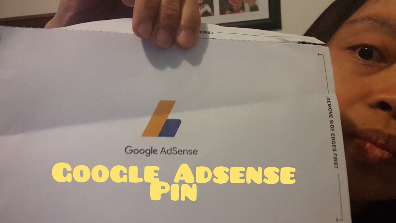 Verify google adsense account with pin code / Google adsense pin