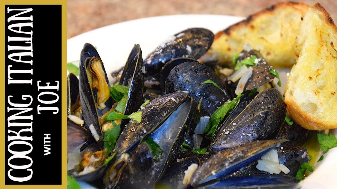 Steamed Mussels | Cooking Italian with Joe