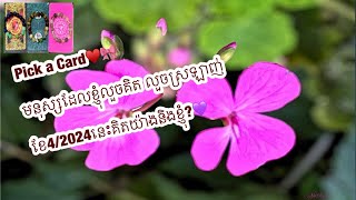 Pick A Card មន ស សដ លខ ញ ល ចគ ត ល ចស រឡ ញ ខ 4 2024ន គ តយ ងន ងខ ញ ? 