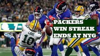 (RANT) Packers Suffer AWFUL Loss to Giants by OberSports 702 views 5 months ago 9 minutes, 45 seconds