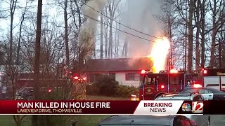Man found dead after Thomasville house fire