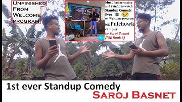 Standup by IOE Pulchowkian, 3rd topper, Saroj Basnet, from Welcome program IOE Pulchowk Campus