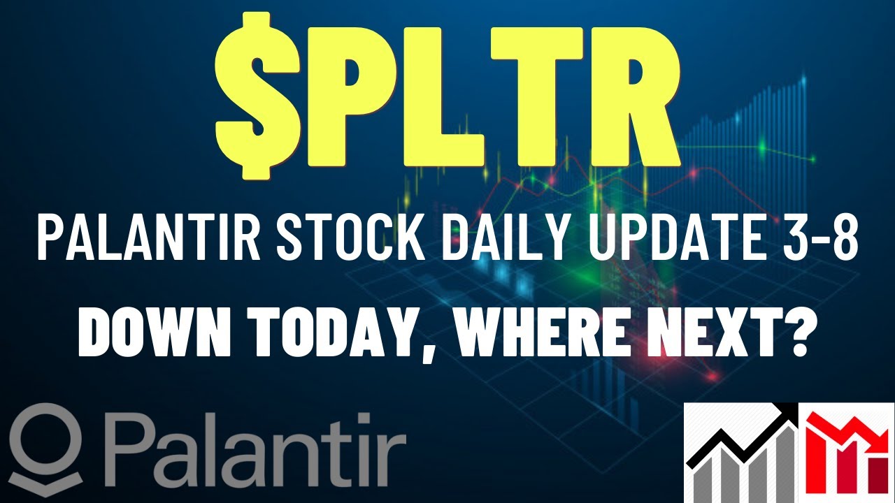 PLTR PALANTIR STOCK DOWN TODAY, WHERE TO NEXT?? PLTR Stock Analysis