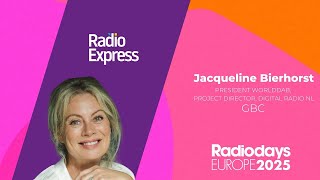 Radiodays Europe 2025 Studio: Jacqueline Bierhorst