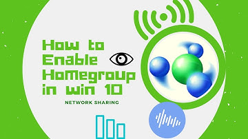 How to enable homegroup