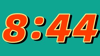 8 Minute and 44 Second Countdown Timer ⏰ | Bright green screen and huge numbers Profile