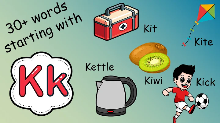 Letter K Vocabulary | Words Starting with Alphabet K | Phonics Sound of Alphabet K