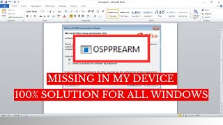 OSPPREARM File Missing | Fix Product Activation Failed | Copy Of Microsoft Office Is Not Activated screenshot 4