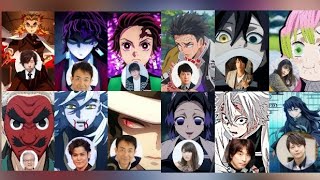 Demon slayer Kimetsu no Yaiba all  voice Actors /same voice Actors  attack/jujutsu/Best voice actor