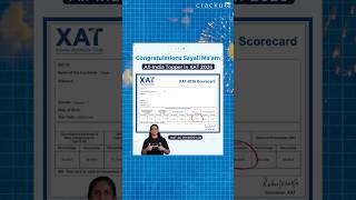 XAT 2025 Score Card 🎉 Congratulations Sayali Ma'am for Scoring 99.9976%ile🥳