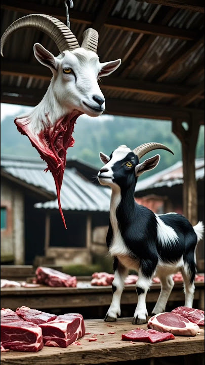 When a Goat Realizes😥the Truth | Heartbreaking Reality #shorts #goat #aishorts