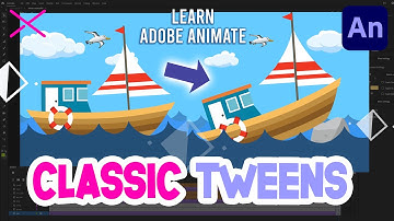 CLASSIC TWEENS in Adobe Animate CC | Tutorial for Beginners
