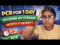 I Studied PCB 🤯for 24 hours to Choose my Stream😱⭐️| Class 11th Study Vlog |Harshika Kushwaha