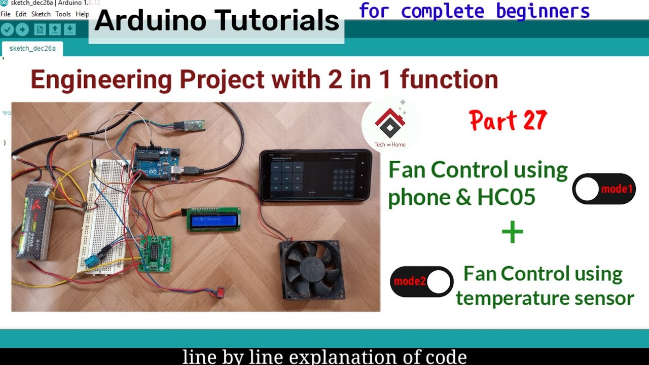 Arduino Motor control with Auto and Manual mode | Arduino projects for ...