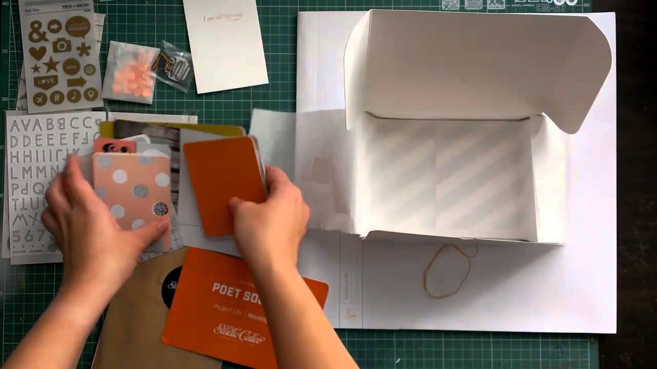 Обзор Studio Calico kit - Project life kit + Scrapbook kit - YouTube