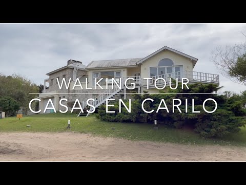 CASAS DE MILLONARIOS | Walking Tour Carilo 2022 HD | El lugar mas exclusivo de la costa Argentina ?