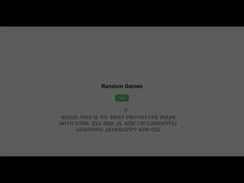My prototype game