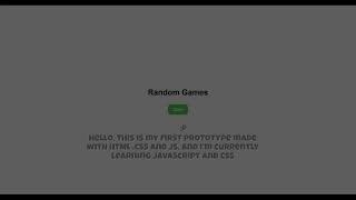 My prototype game