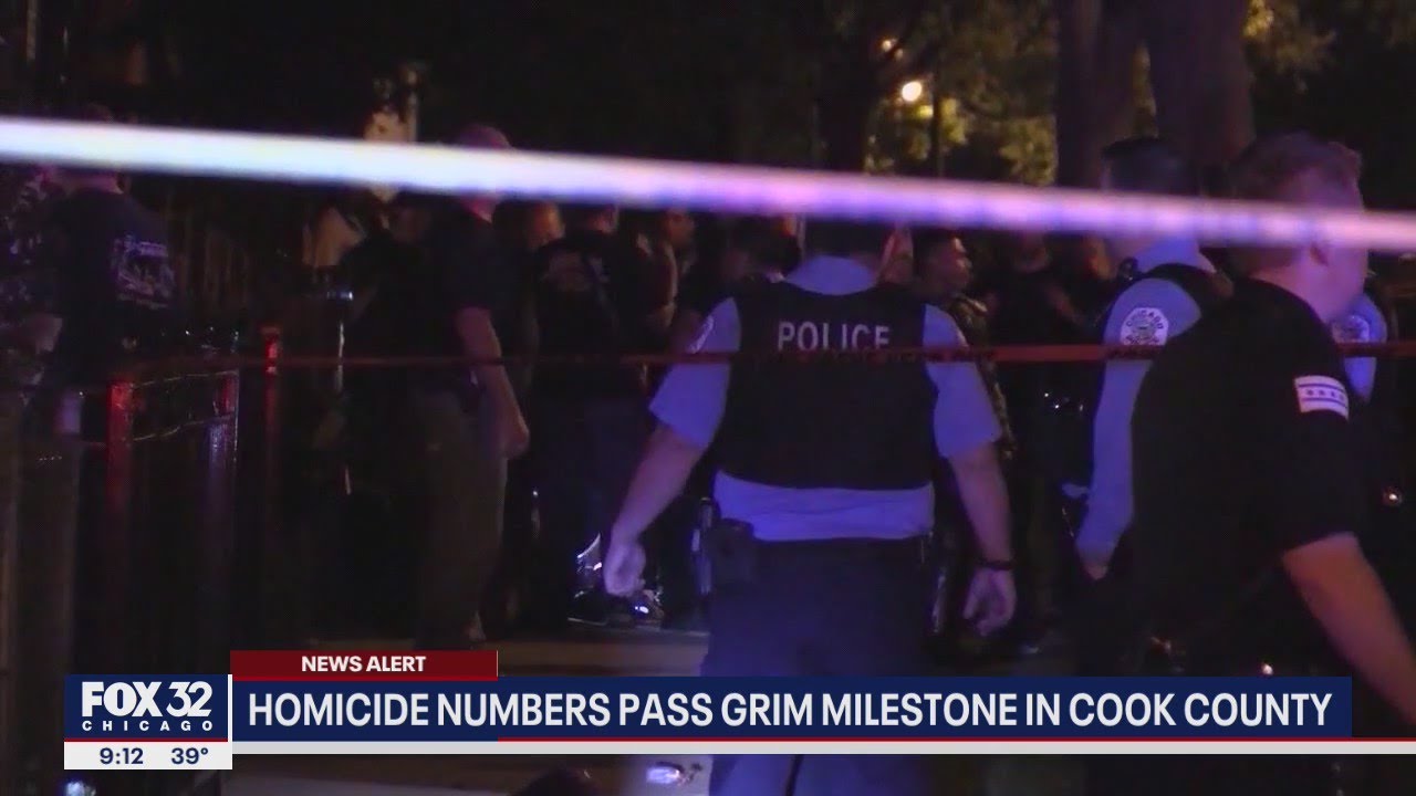 Cook County records over 1,000 homicides in 2021, highest in nearly 30