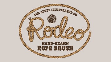 Rodeo Rope Brushes for Adobe Illustrator