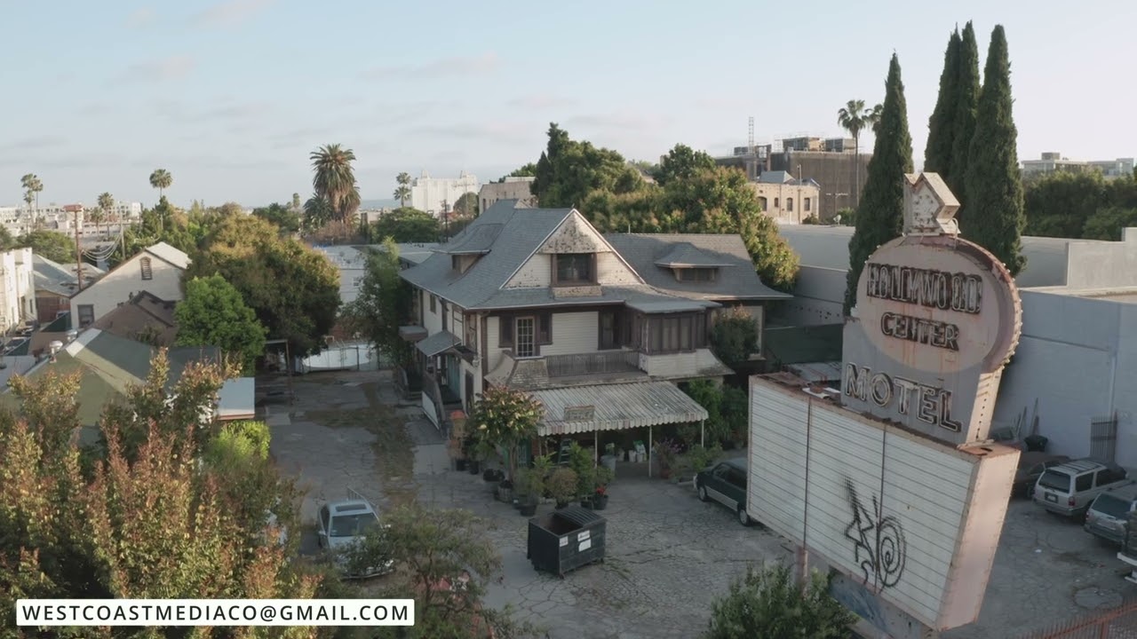 Hollywood Center Motel Fire | Pre-Fire Drone Footage of Lost Hollywood Landmark