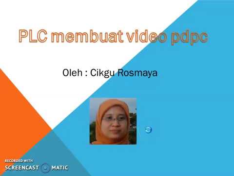 Cara merakam video pdpc