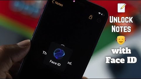 How to Lock Your Notes with Face ID on iPhone [iOS 15]