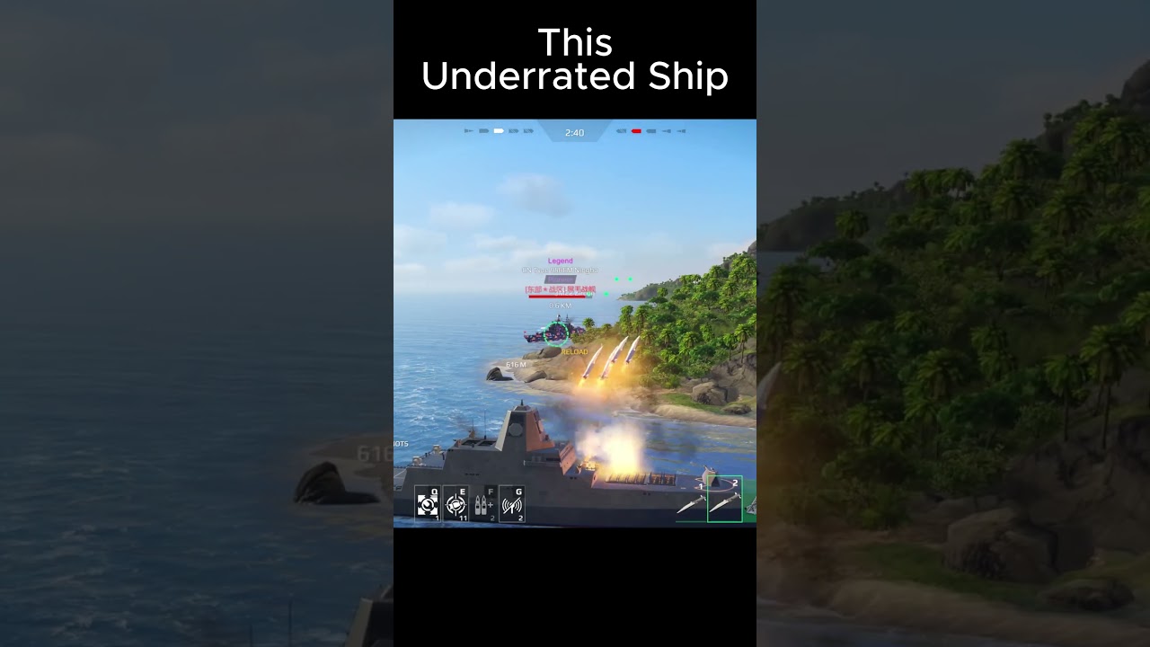 Недооцененный корабль против превосходящего по мощи корабля &laquo;Нинбо&raquo;. #современныевоенныекорабли #...