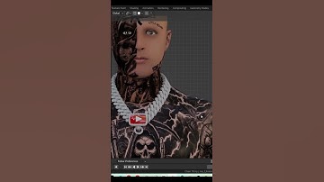 Making A Custom GTA 5 / FiveM Chain Set 🥶🔥😤 #Shorts #GTA5 GTAV #GTARP #FiveM #blender