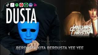 Download lagu DUSTA - JANUARY CHRISTY | VIDEO LIRIK