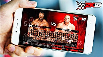 Wwe 2k18 android graphics patch/mod for svr 2011 ppsspp( android and pc)