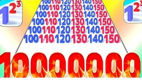 Top Free Mobile Game Number Master New Satisfying Gameplay ios, android All Levels Big Update,,UTBC