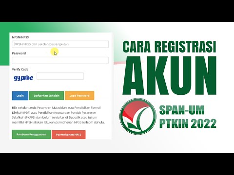 Cara Registrasi Akun PDSS SPAN-PTKIN 2022 | Akun Tahun Sebelumnya Tidak Berlaku