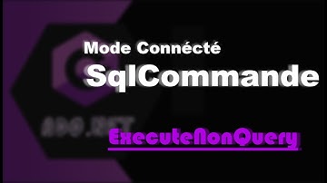 ado.net : Mode Connécté - SqlCommande - ExecuteNonQuery - Darija