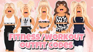 Fitness/Gym Outfit Codes | bloxburg | roblox| SiimplyDiiana
