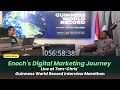 Enoch's Digital Marketing Journey – Live at Tom-Chris' Guinness World Record Interview Marathon