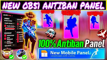 Antiban FF Panel🔥Free Fire Injector🔥Ob51 Free Fire Hack😈FF panel Hack Mobile|FF Hack|FF Injector