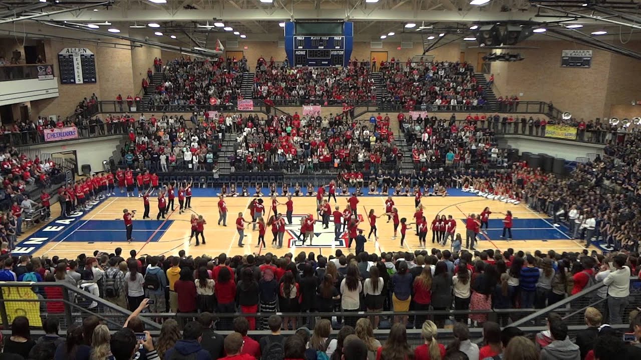 Seniors 2014 Senior Pep Rally - Allen Cheerleaders/parents, Football ...