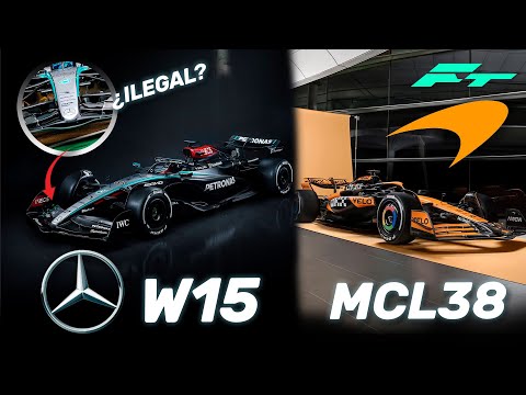 ¡¡IMPRESIONA!! MERCEDES PRESENTA su NUEVO W15 ¿ILEGAL? - MCLAREN PRESENTA su NUEVO MCL38