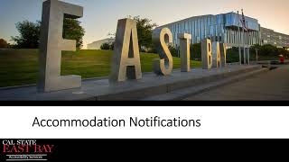 How to Submit Accommodation Notifications