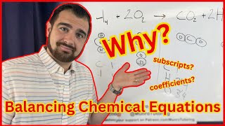 WHY do we balance chemical equations Fully Explained | subscripts, coefficients | Chemistry Lesson