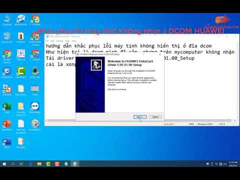 Video Khắc phục lỗi máy tính không nhận USB DCOM Huawei, Cài... - youtube