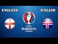 اهداف مباراة انجلترا ضد ايسلندا 2016 England vs Iceland