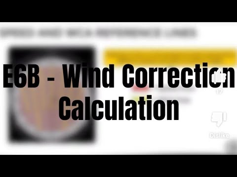 E6B Wind Correction Calculation