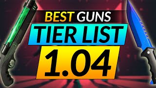 MOST BROKEN WEAPONS TIER LIST - Ranking the Best and Worst Guns in Patch 1.04 - Valorant Pro Guide