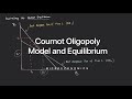 Cournot Oligopoly Model and Equilibrium