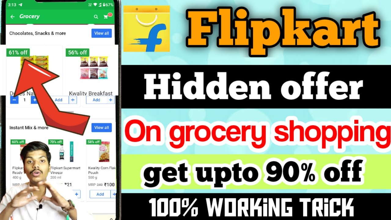 Flipkart grocery se order kaise kare Flipkart grocery offer Flipkart