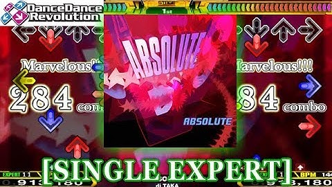 【DDR 5th】 ABSOLUTE [SINGLE EXPERT] 譜面確認＋クラップ