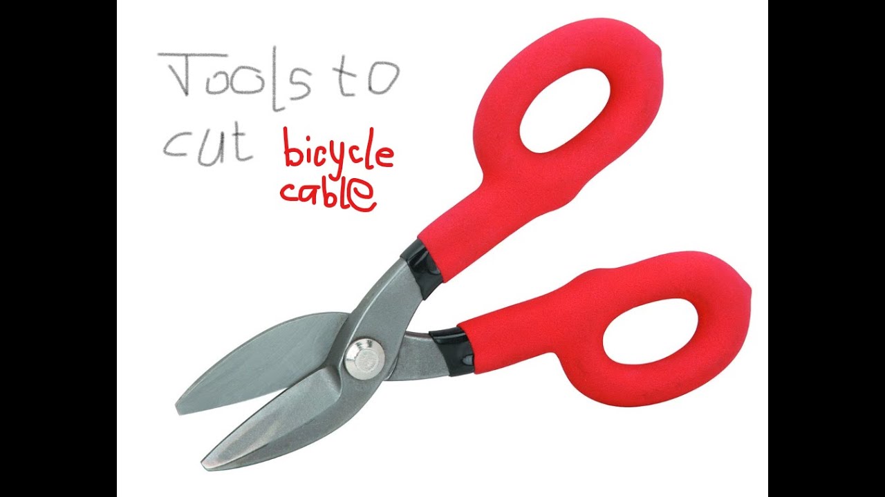 How to clean cut bicycle cable using common tools? - YouTube
